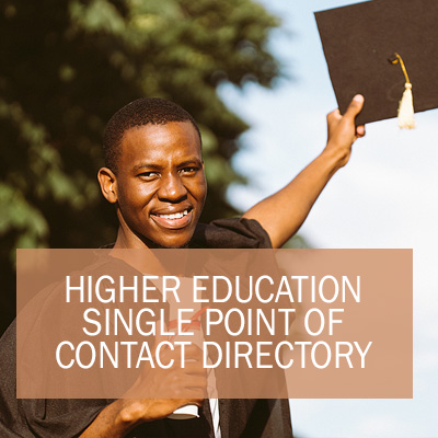 Select to open Higher Education Single Point of Contact Directory