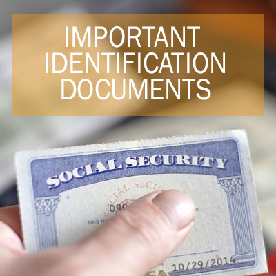 Select to open Identification documents