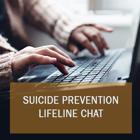 Select to open Suicide Prevention Lifeline Chat