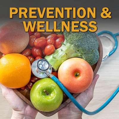 Select to open Prevention and Wellness Resources