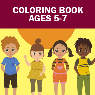 Select to open Coloring Book ages 5-7