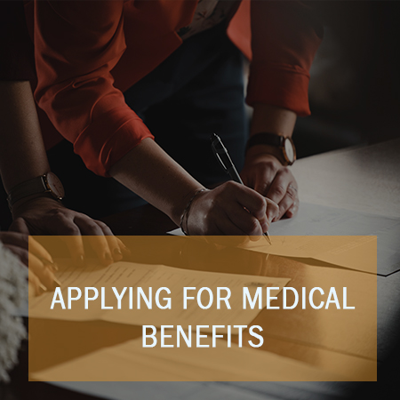 Select to open applying for medical benefits
