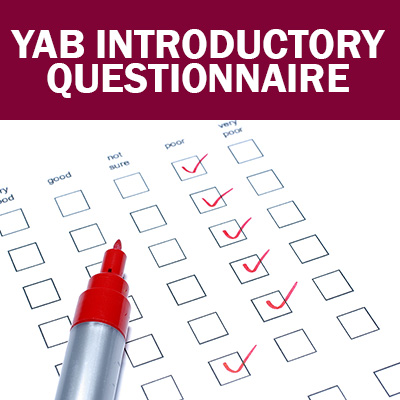 YAB Introductory Questionnaire