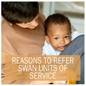 Select to open Reasons to Refer SWAN Units of Service